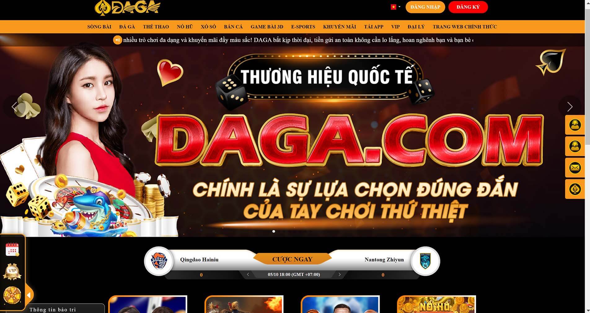 giao diện game đá gà